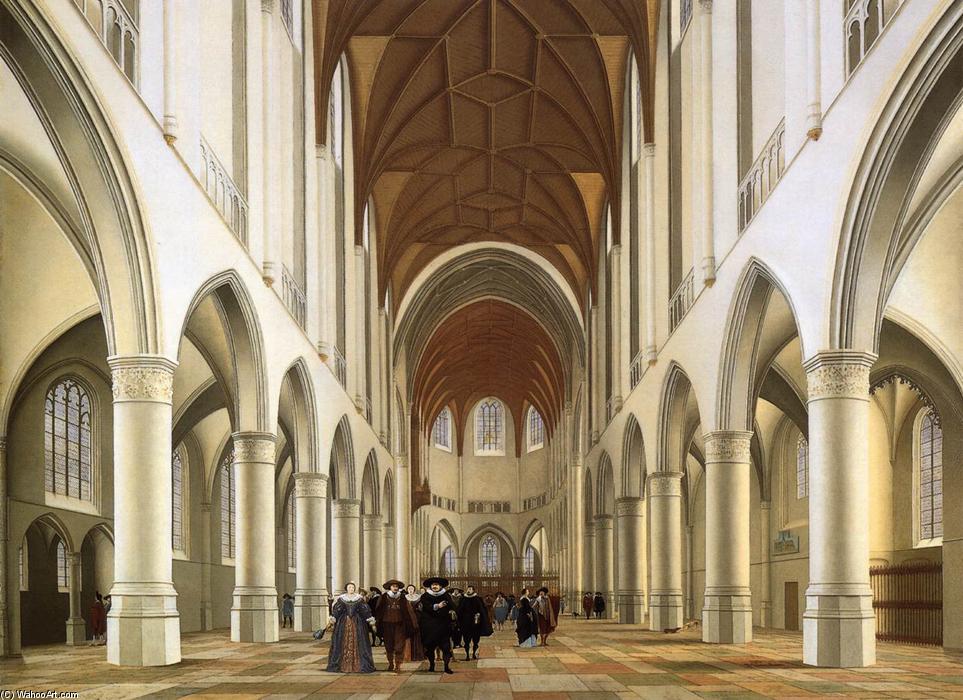 Interior Of The Sint-bavokerk In Haarlem — Pieter Jansz. Saenredam