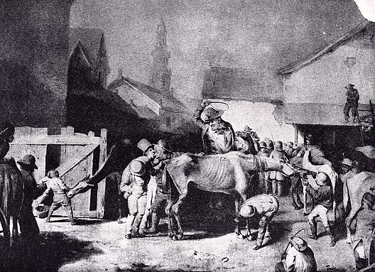 Pittsburgh Horse Market, (painting) — David Gilmour Blythe