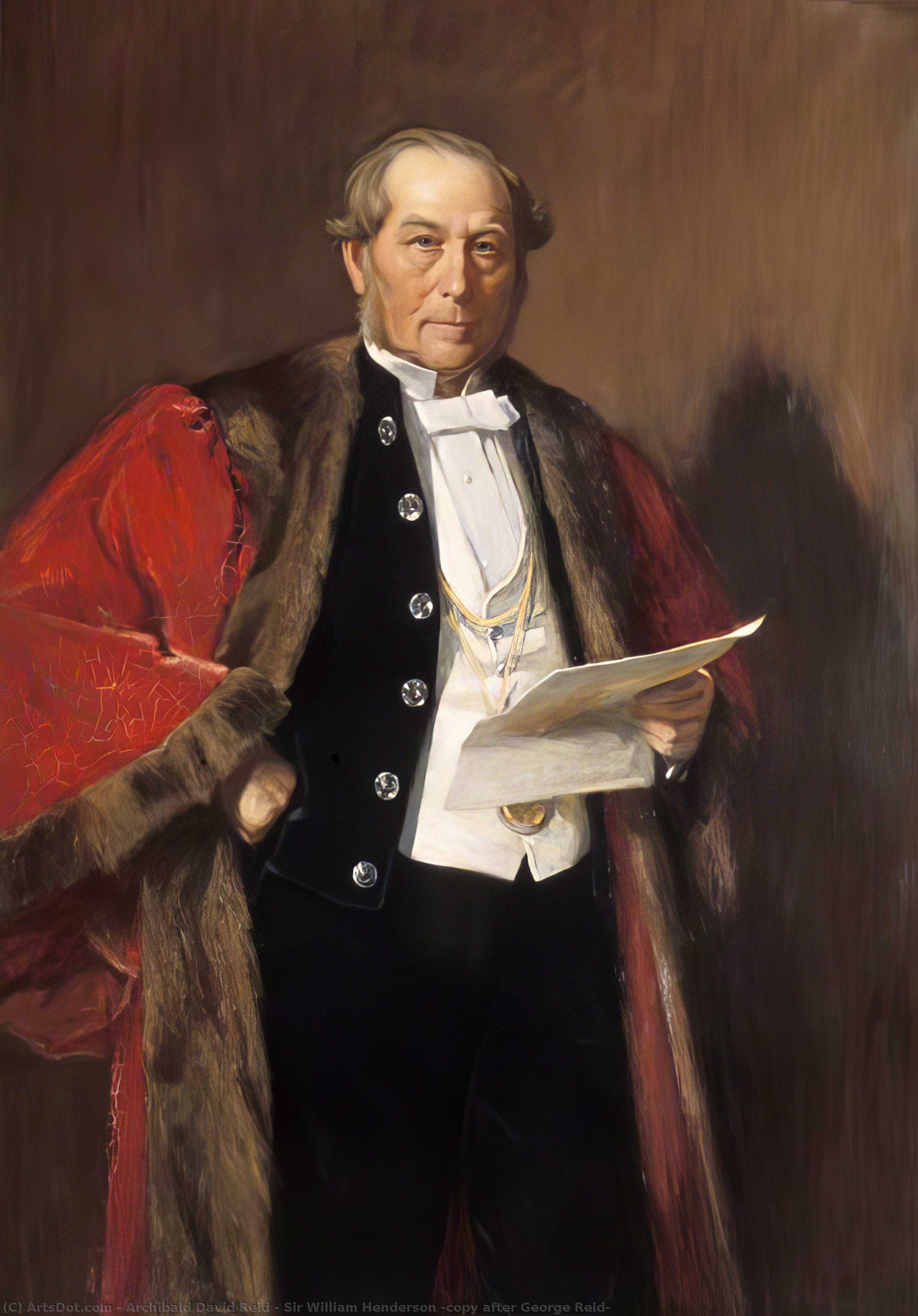 Sir William Henderson (copy After George Reid) — Archibald David Reid