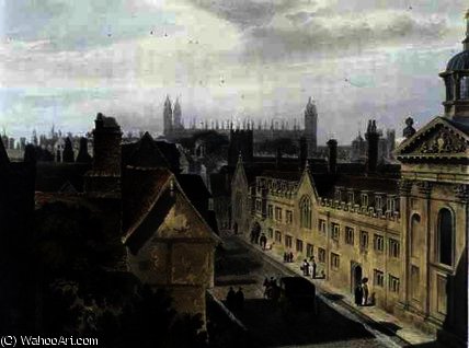 Exterior Of Pembroke College — Frederick Mackenzie