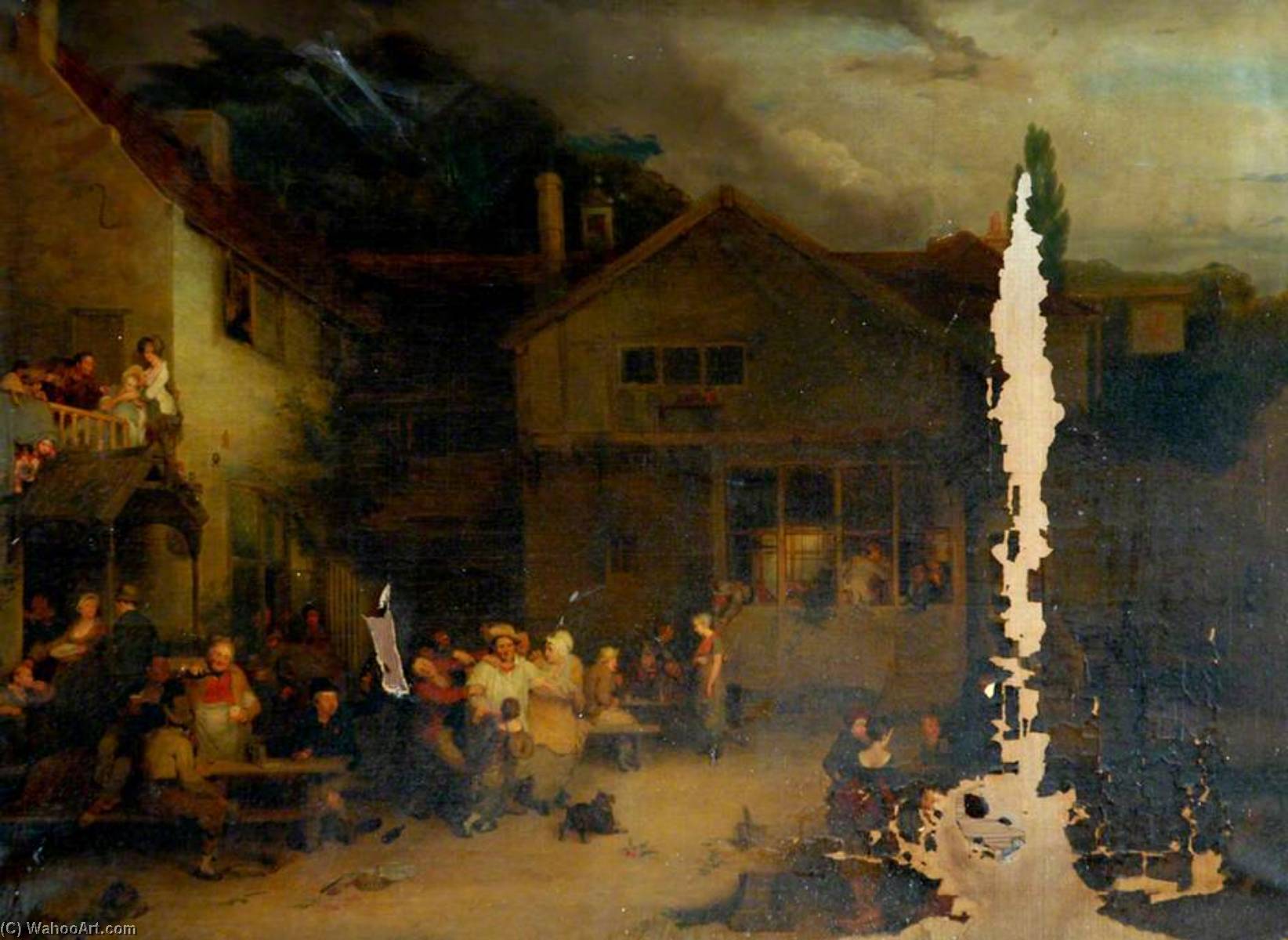The Village Festival (copy After David Wilkie) — Clement Burlison