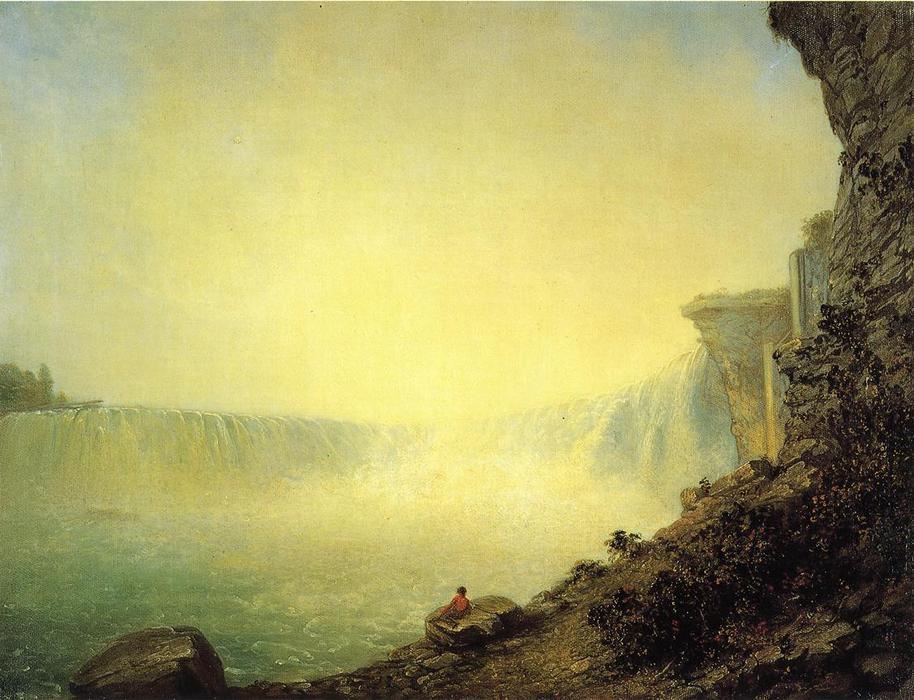 The Canadian Side Of Niagara Falls, Platform Rock — Rembrandt Peale