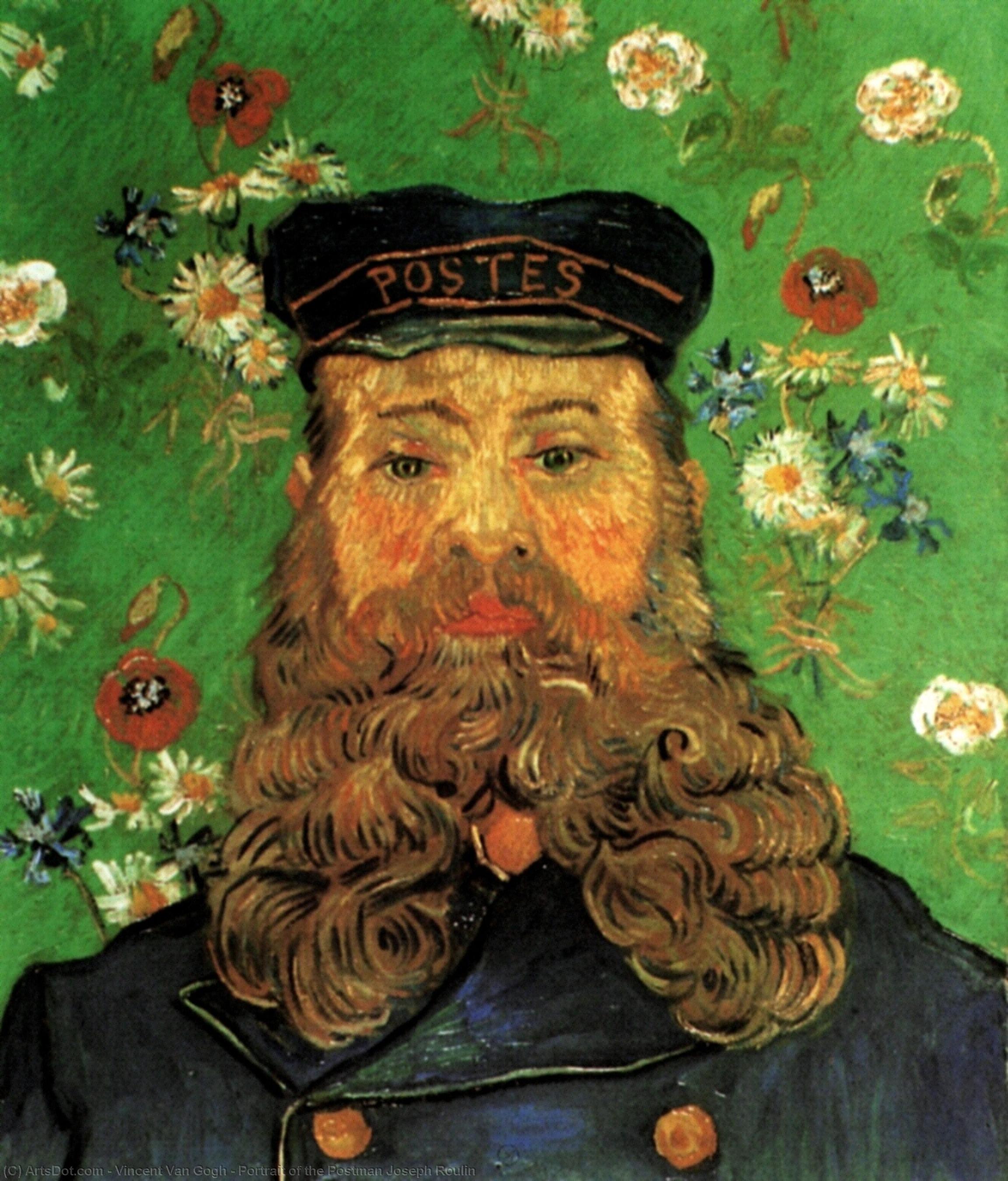 Portrait Of The Postman Joseph Roulin — Vincent Willem Van Gogh