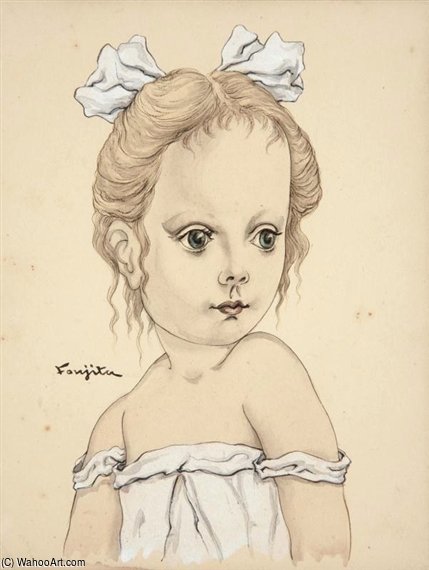 Portrait Of Girl — Léonard Tsuguharu Foujita