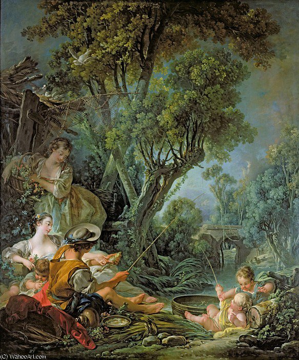 The Angler — François Boucher
