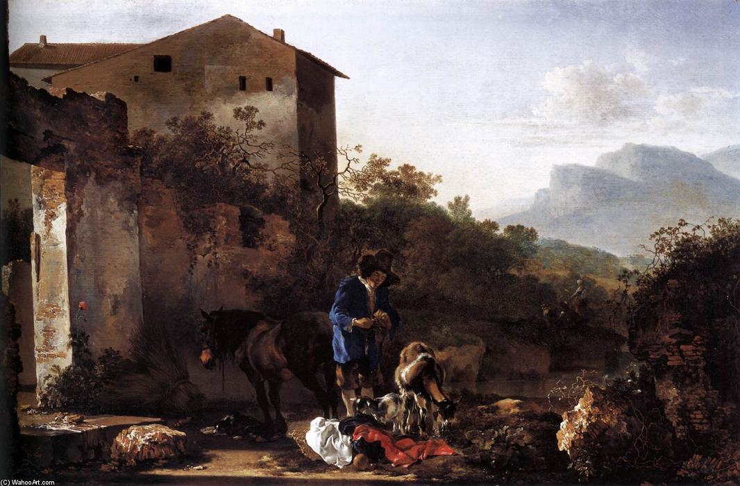 Landscape With A Goatherd — Adam Pynacker