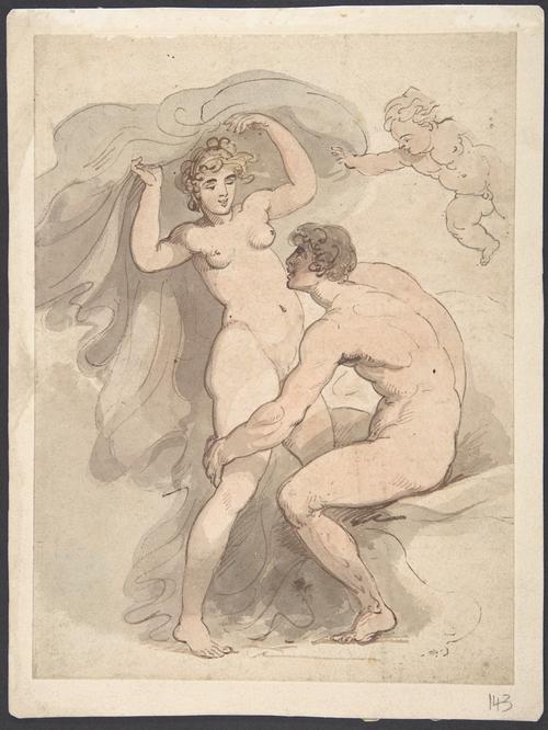 Venus, Anchises And Cupid — Томас Роулендсон