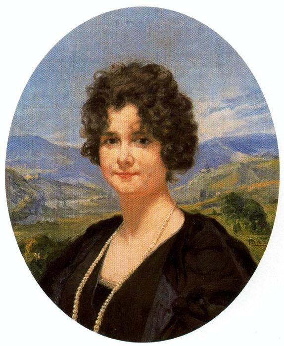 Portrait Of María Luisa Olabeaga — Ignacio Díaz Olano