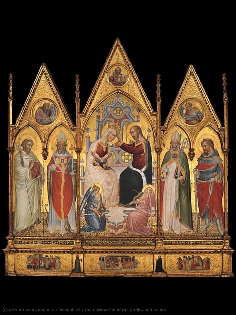 The Coronation Of The Virgin, And Saints — Paolo Di Giovanni Fei
