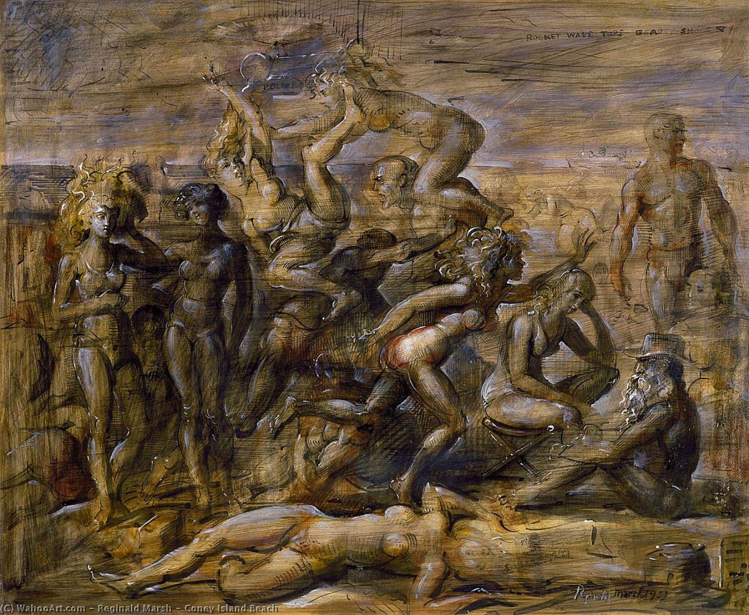 Coney Island Beach — Реджинальд Марш