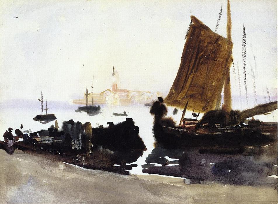 Venice, Sailing Boat — John Singer Sargent