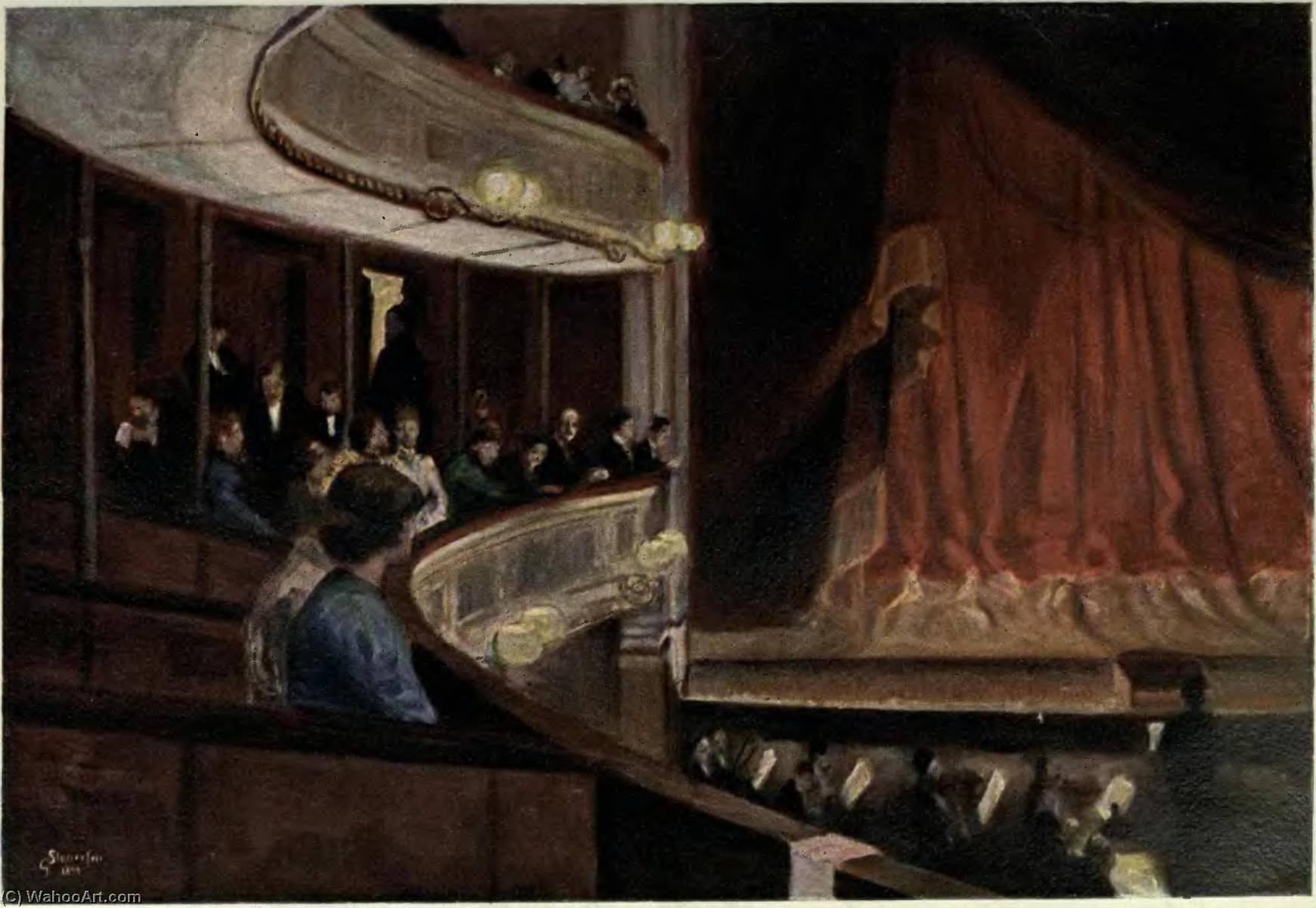 En Mellemakt I Christiania Theater — Gudmund Stenersen