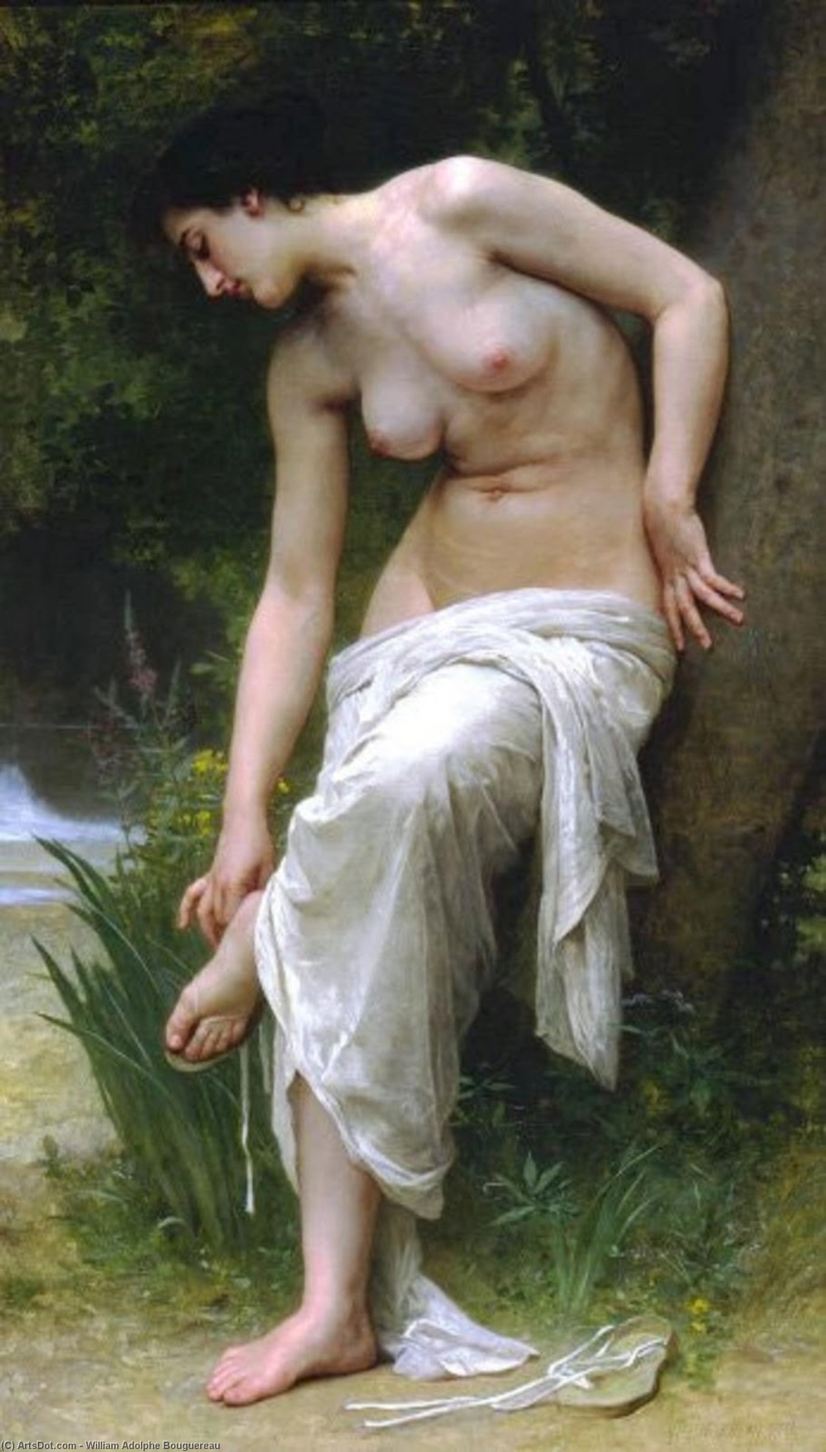 Apres Le Bain — William-adolphe Bouguereau
