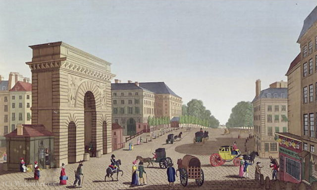 The Porte Saint Martin, C.1815 - (20) — Henri Courvoisier Voisin
