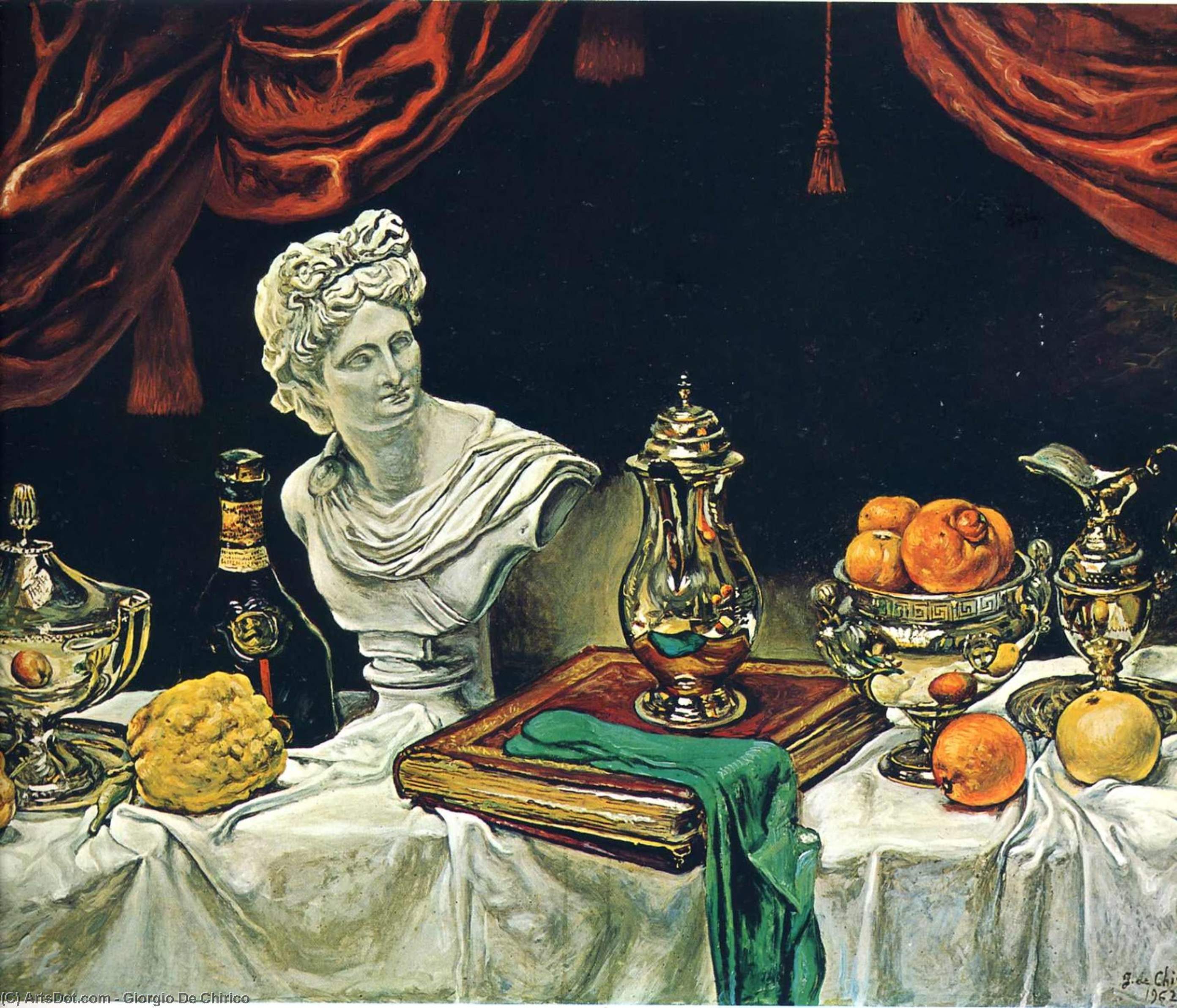 Still Life With Silver Ware — ジョルジオ・デ・キリコ