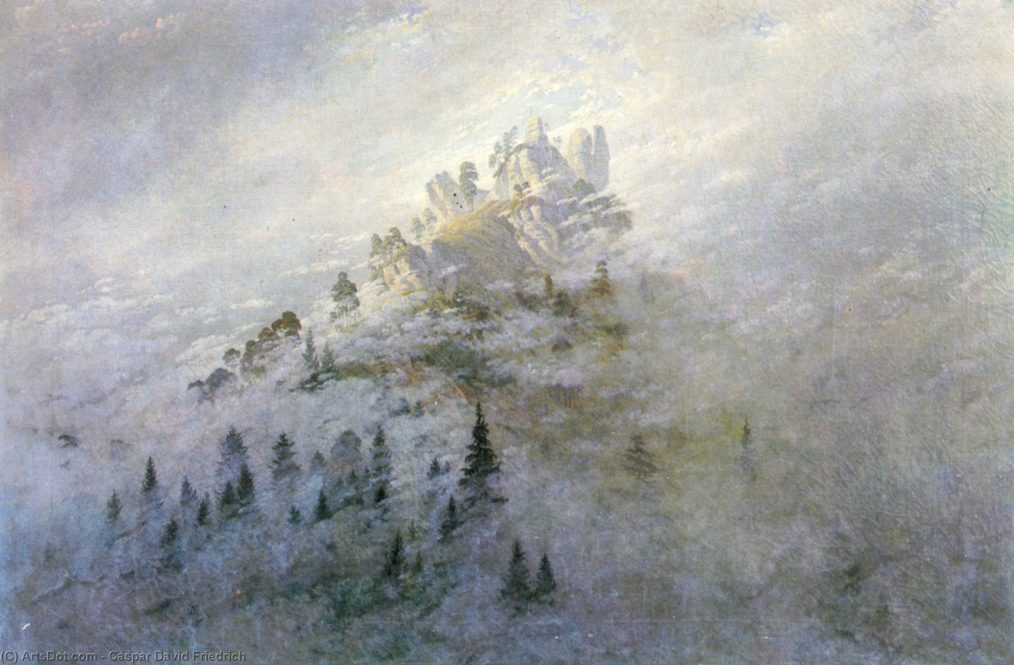 Morgennebel Im Gebirge — Caspar David Friedrich