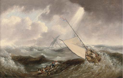 The Rescue Boat — John Christian Schetky