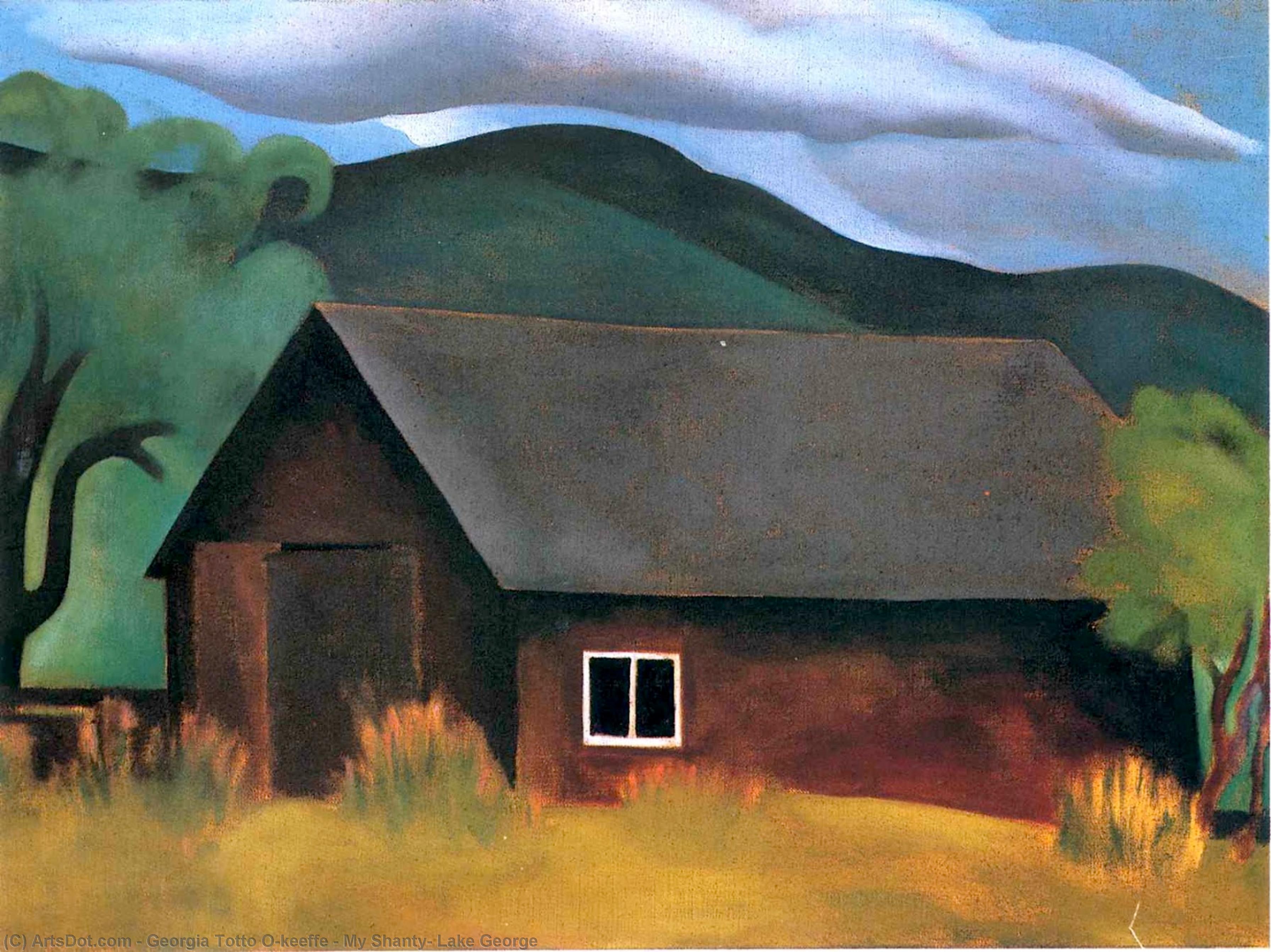 My Shanty, Lake George — Georgia O'keeffe