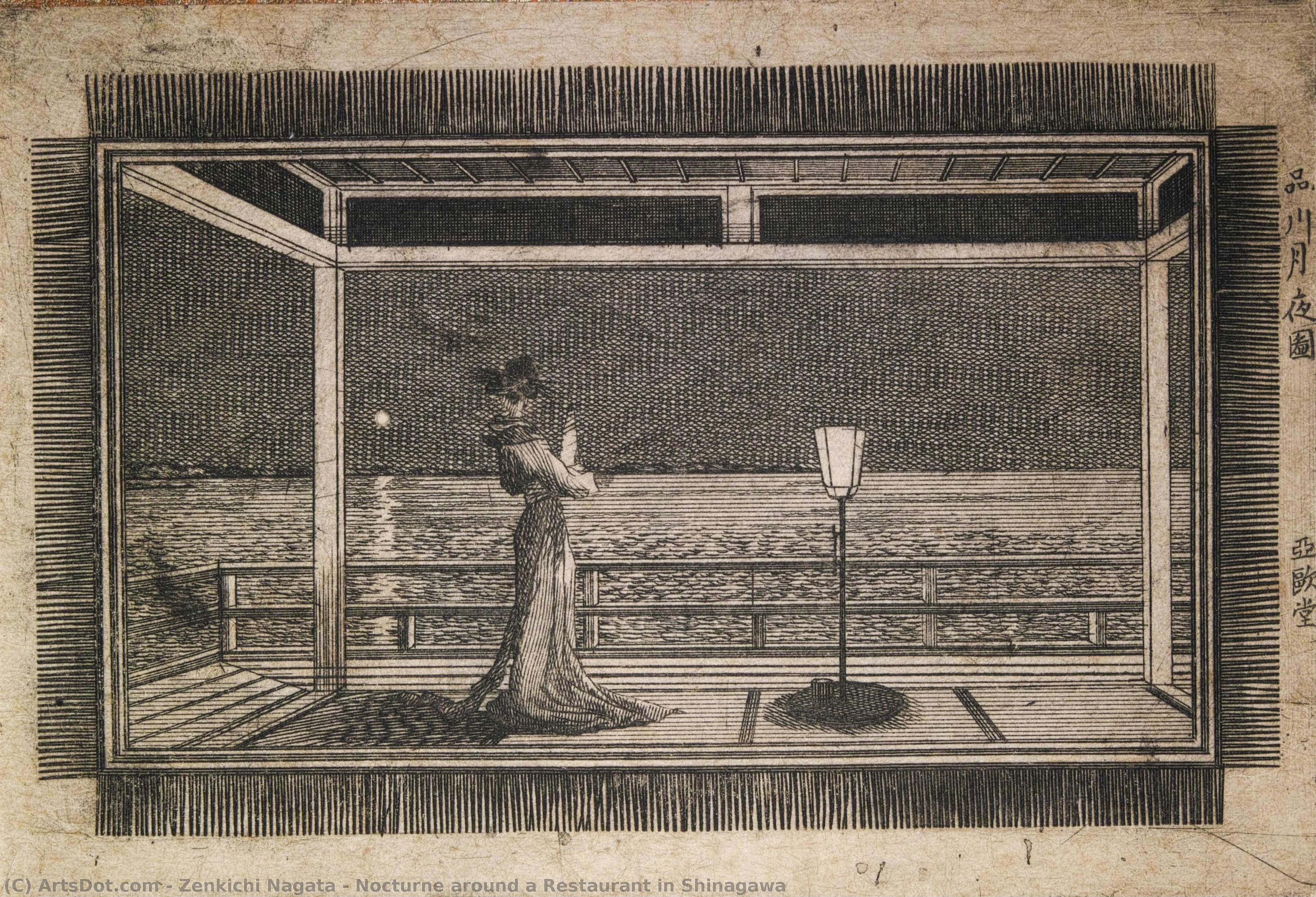 Nocturne Around A Restaurant In Shinagawa — Zenkichi Nagata