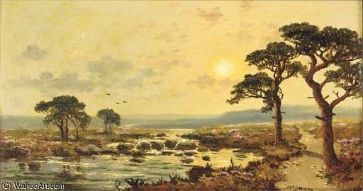 On The Moors, Yorkshire — Edmund John Niemann