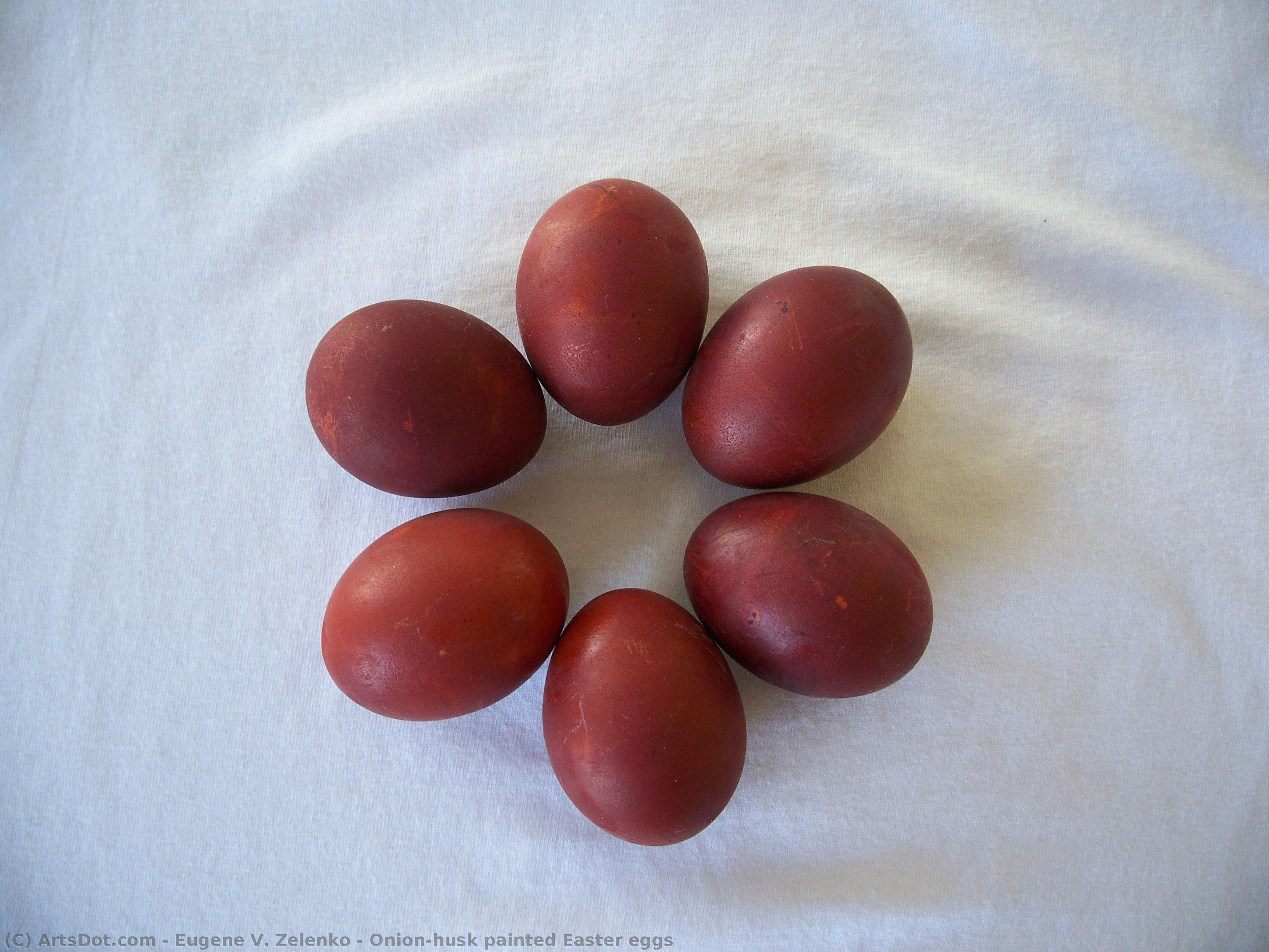 Onion-husk Painted Easter Eggs — Eugene V. Zelenko