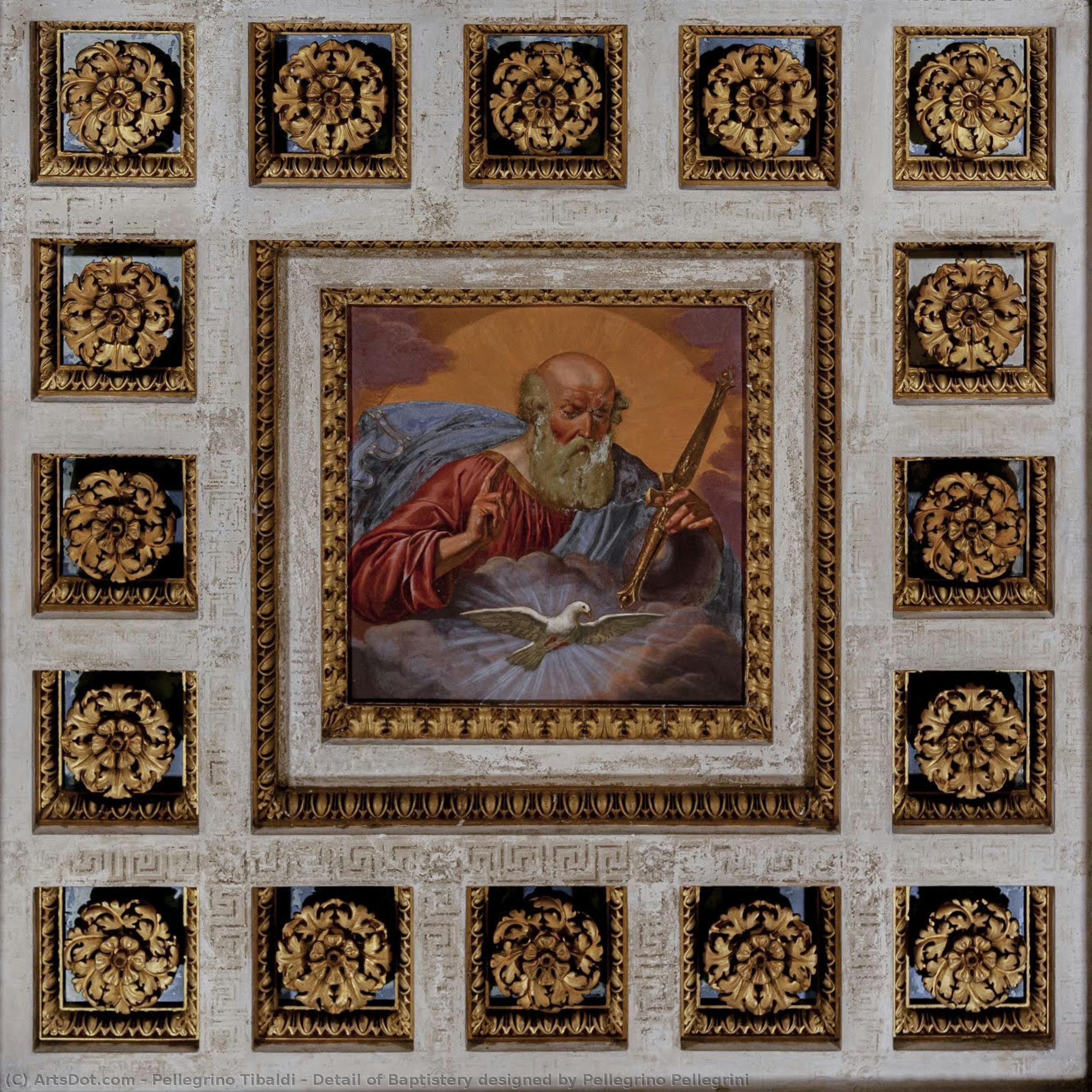 Detail Of Baptistery Designed By Pellegrino Pellegrini — Pellegrino Tibaldi