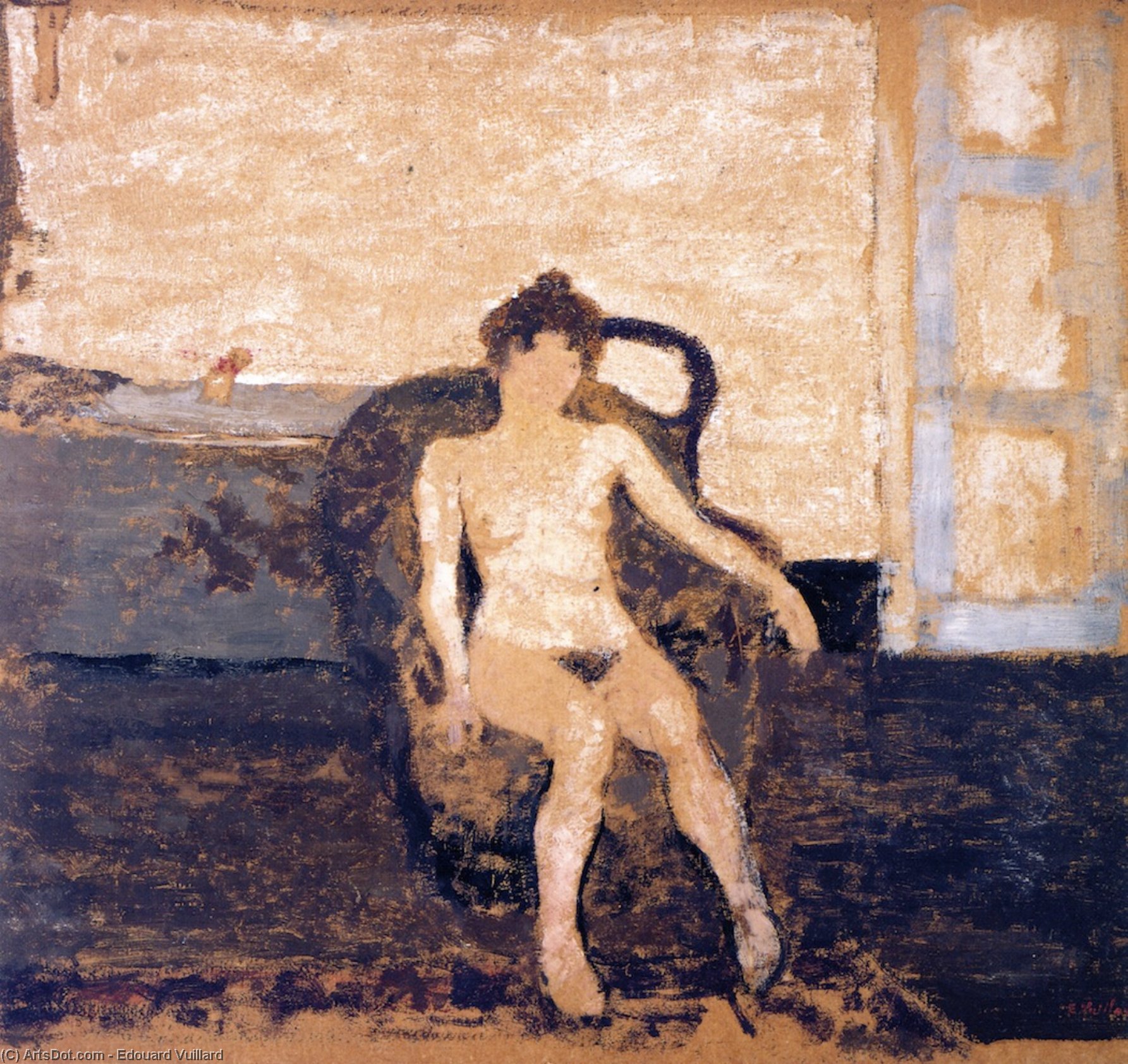 Nude Seated In An Armchair — Jean-édouard Vuillard