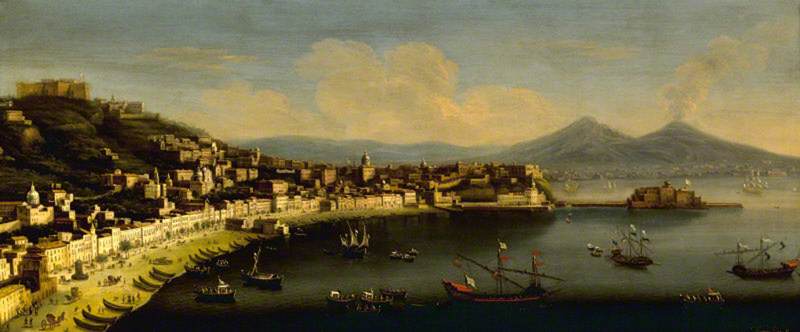 The Bay Of Naples, With The Chiaia, Seen From Posillipo — Tommaso Ruiz