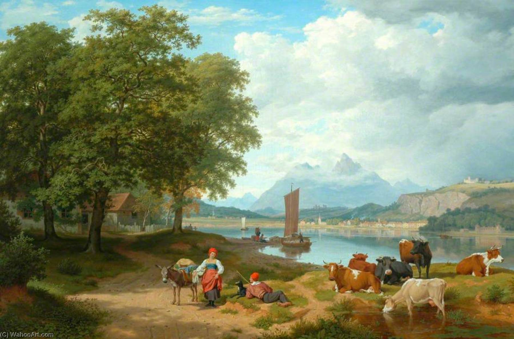 Bavarian Landscape — Philip Hutchins Rogers