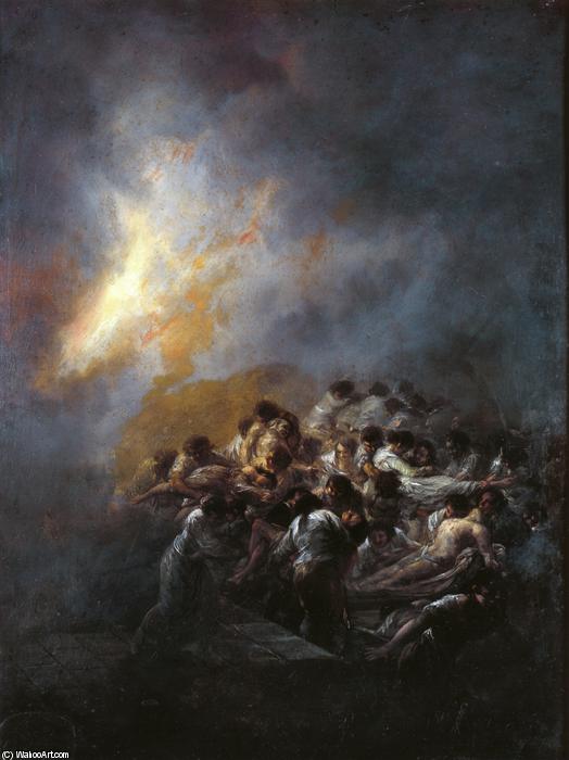 The Fire At Night — Francisco José De Goya Y Lucientes