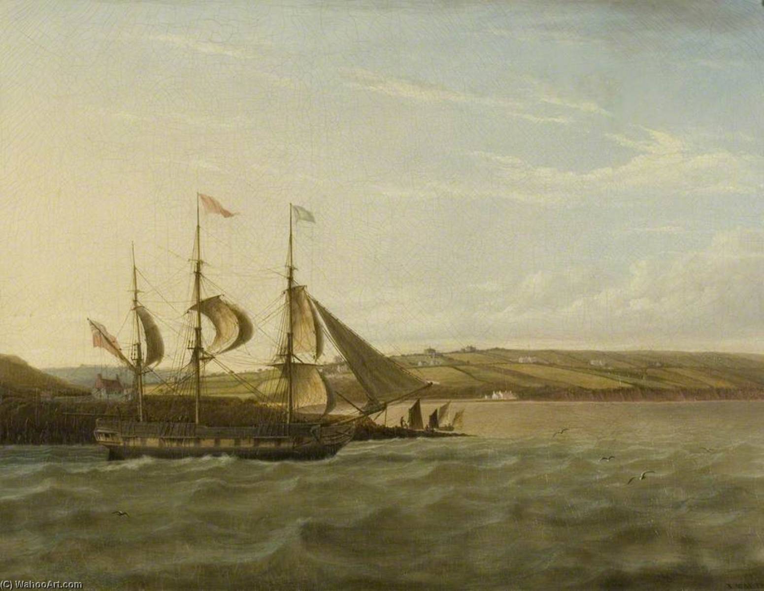 A Ship Passing Portishead — Joseph Walter