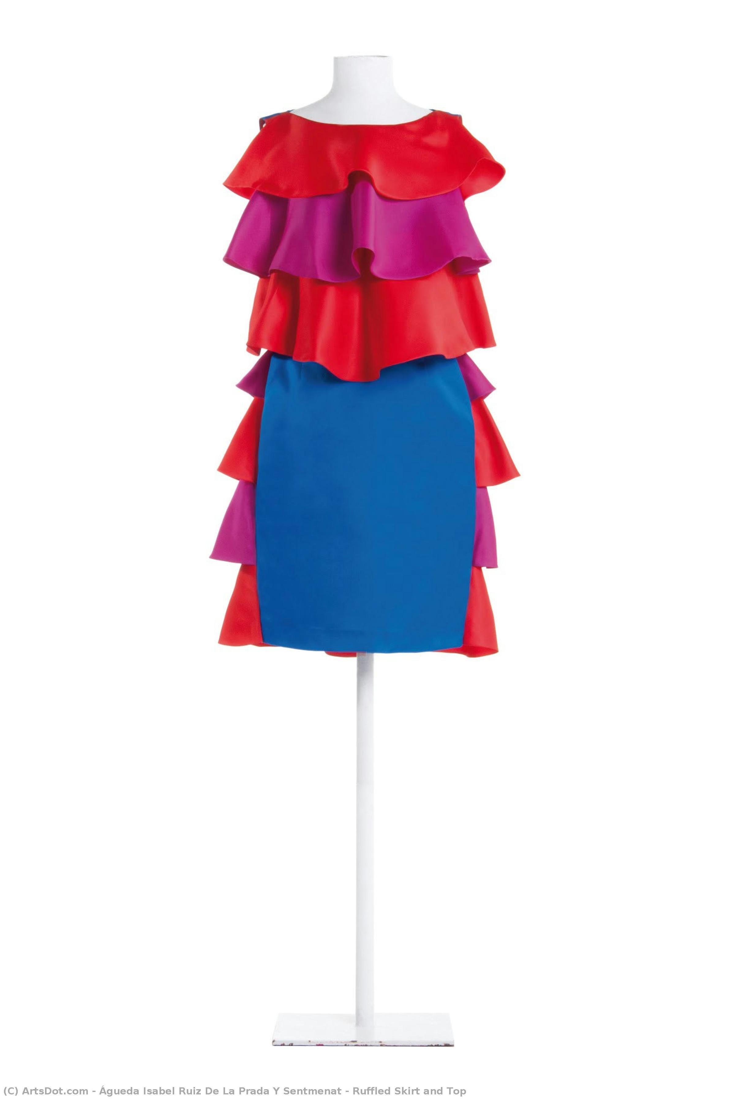 Ruffled Skirt And Top — Águeda Isabel Ruiz De La Prada Y Sentmenat
