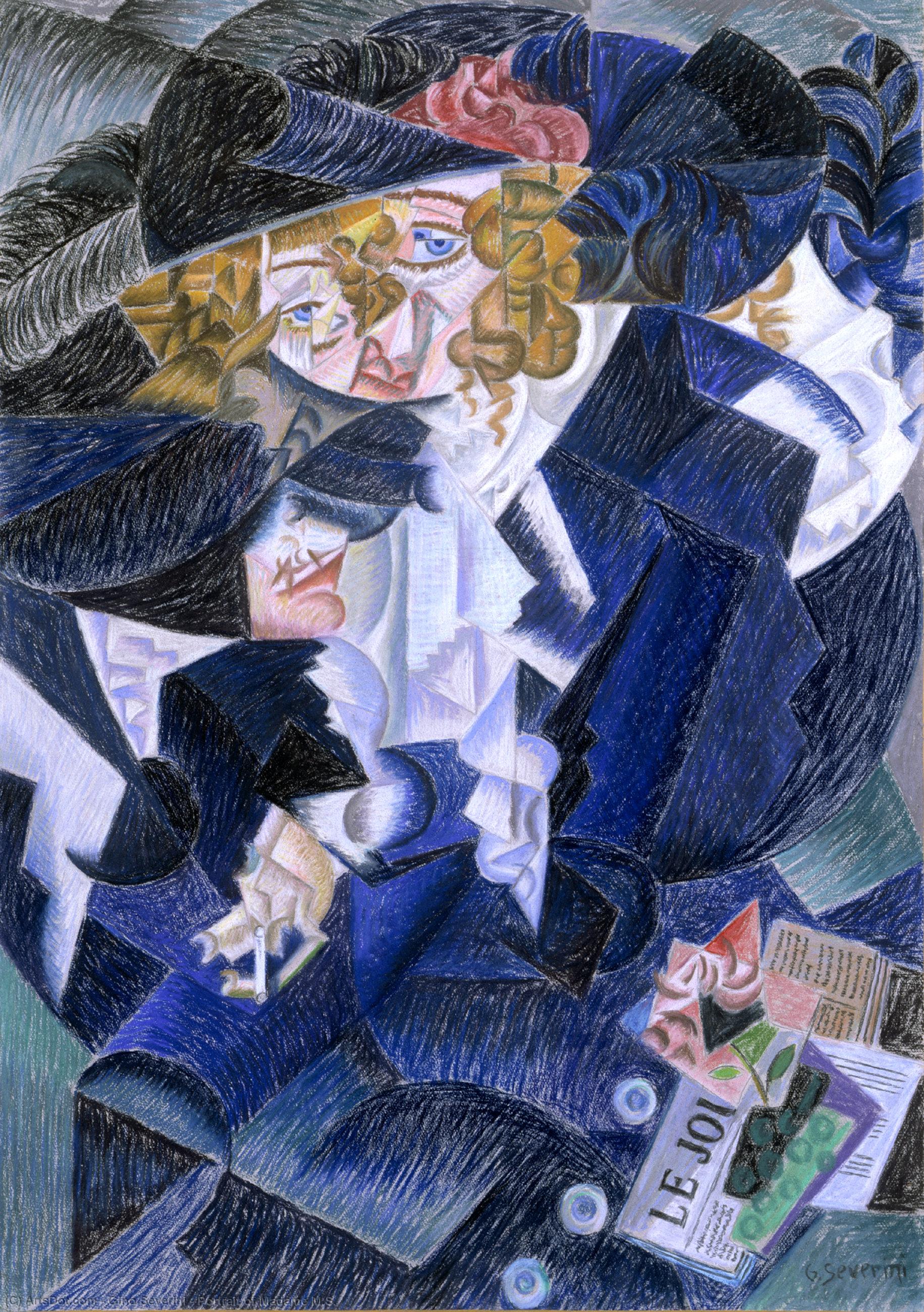 Portrait Of Madame M.s. — Gino Severini
