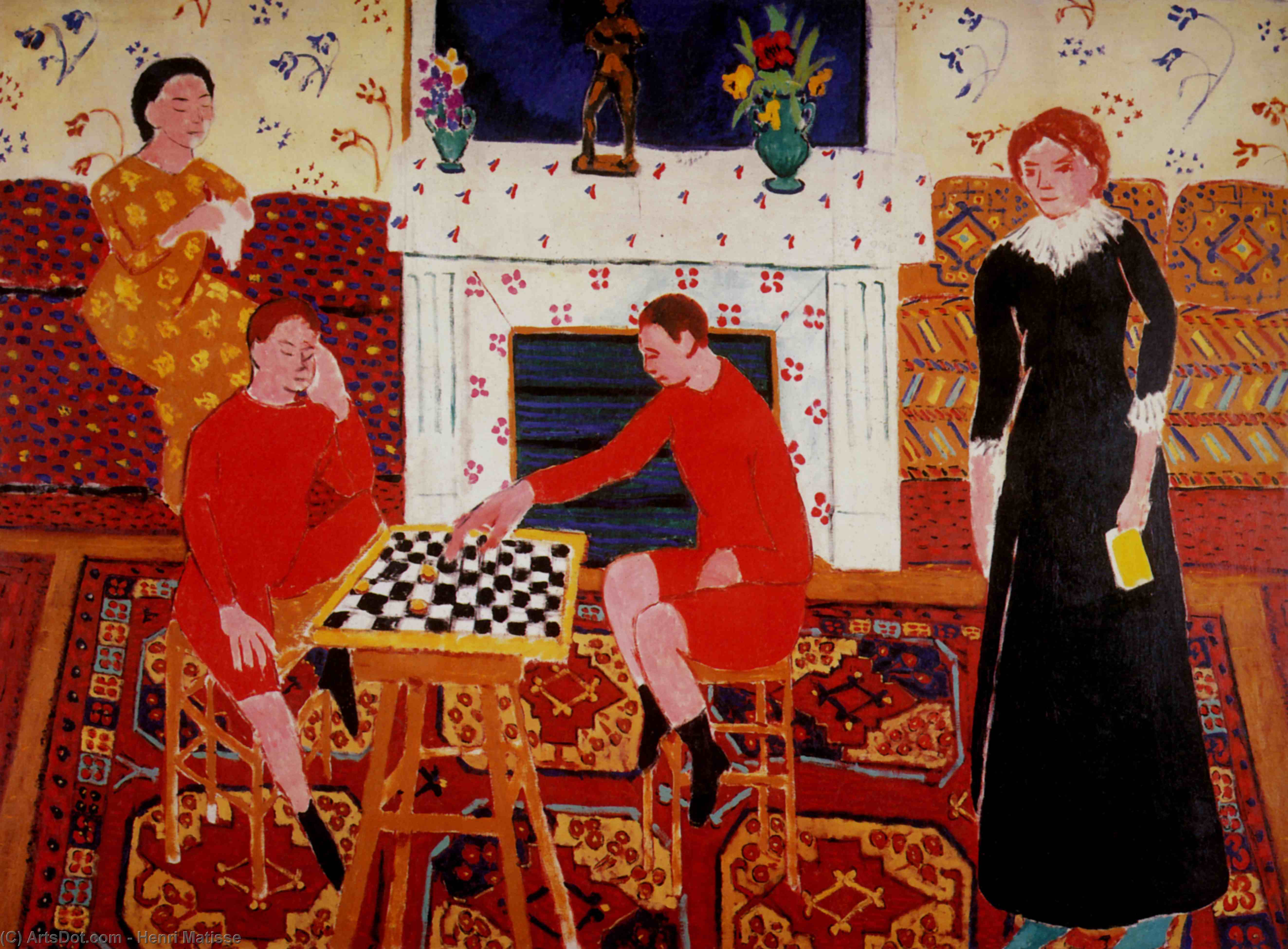 Die Familie Des Malers Öl Auf Leinwand St. Petersburg, Museum Der Hermitage — Henri Matisse