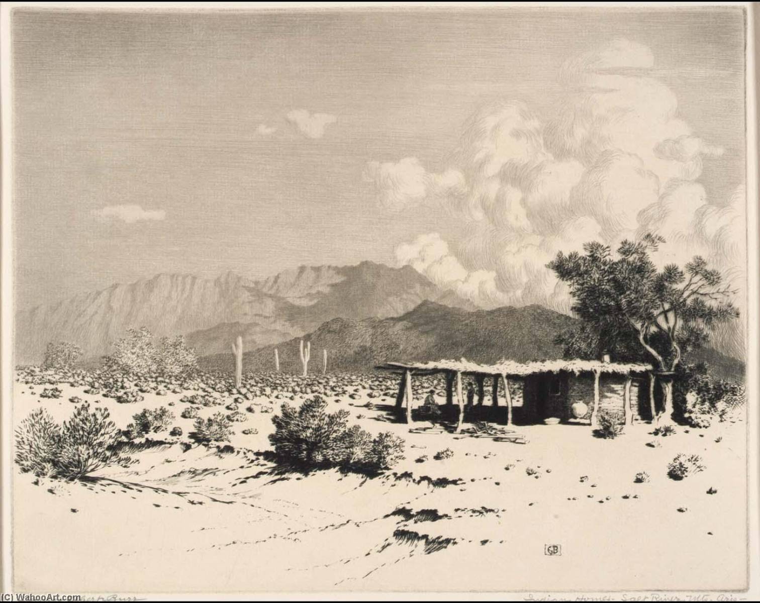 Indian Homes, Salt River Mountains, Arizona — George Elbert Burr
