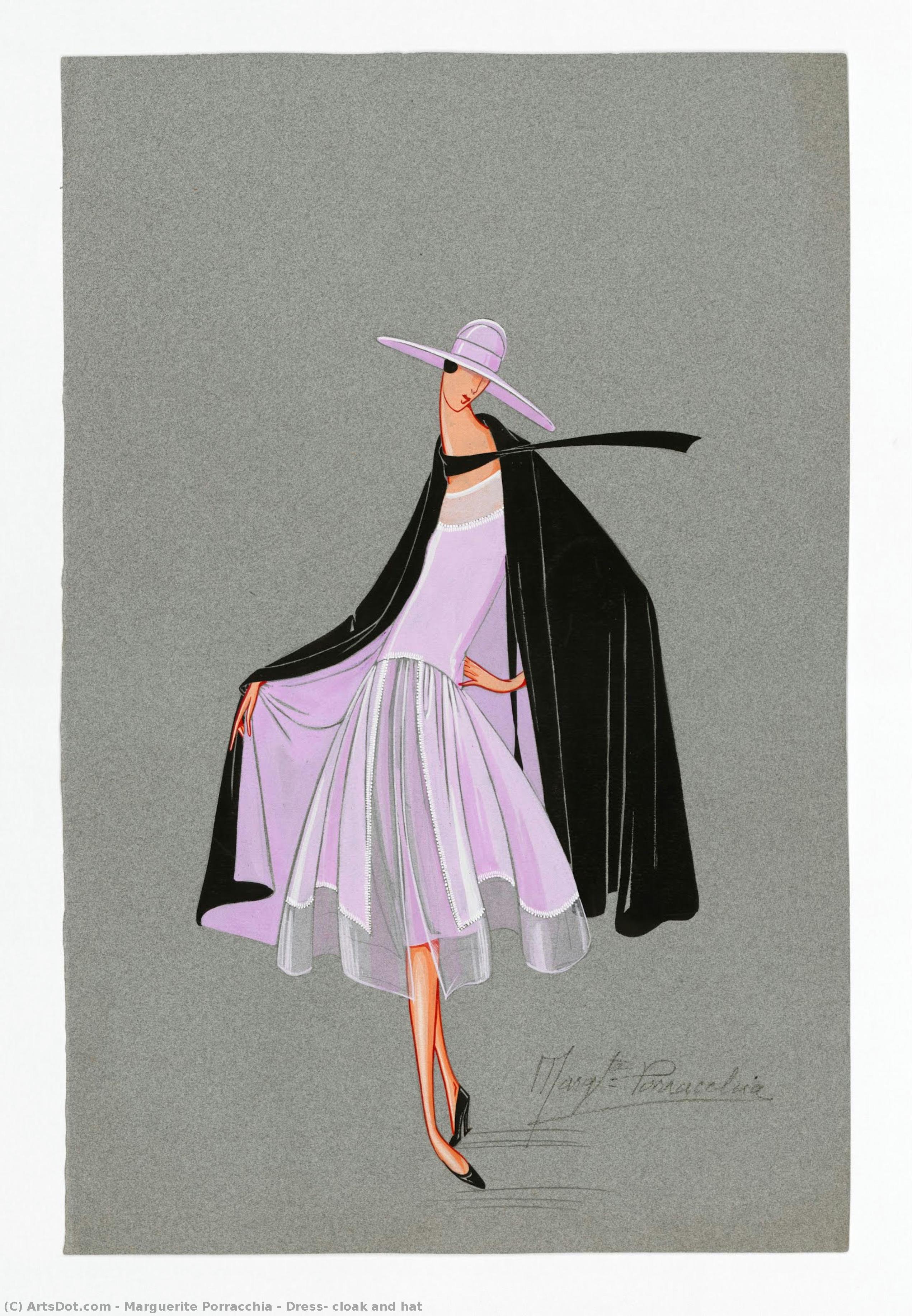 Dress, Cloak And Hat — Margerit Porakja