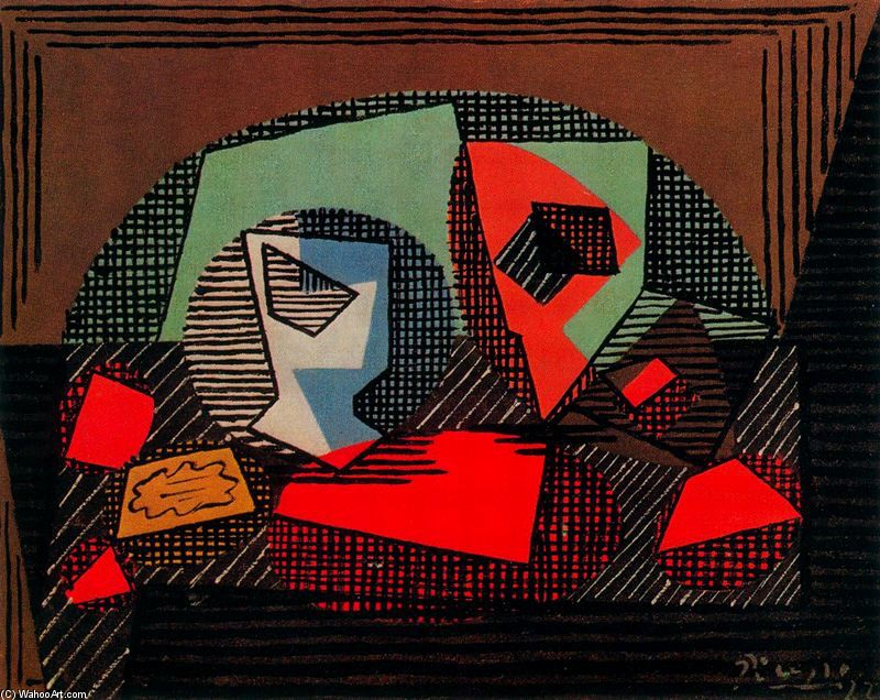 Paquete De Tabaco Y Copa — Pablo Picasso