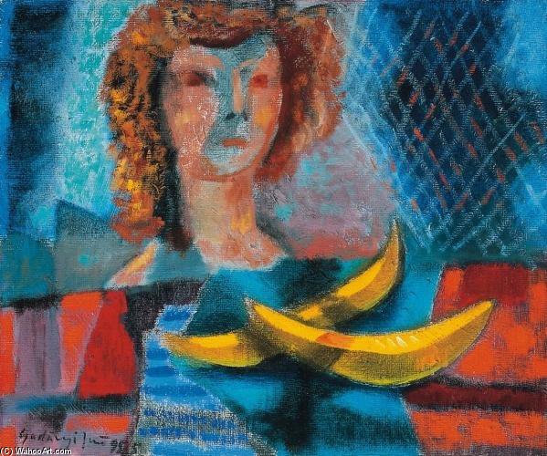 Woman With Fruit — Jeno Gadanyi