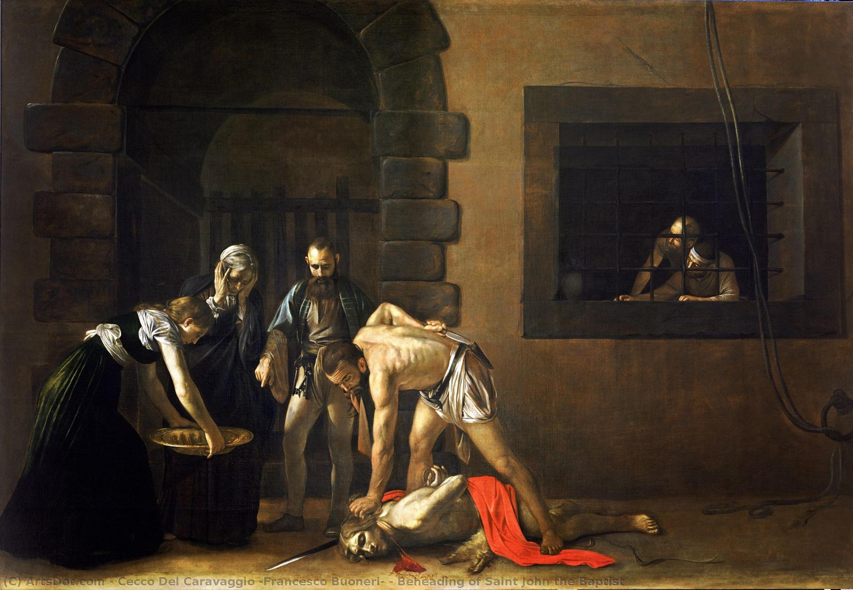 Beheading Of Saint John The Baptist — Cecco Del Caravaggio (francesco Buoneri)