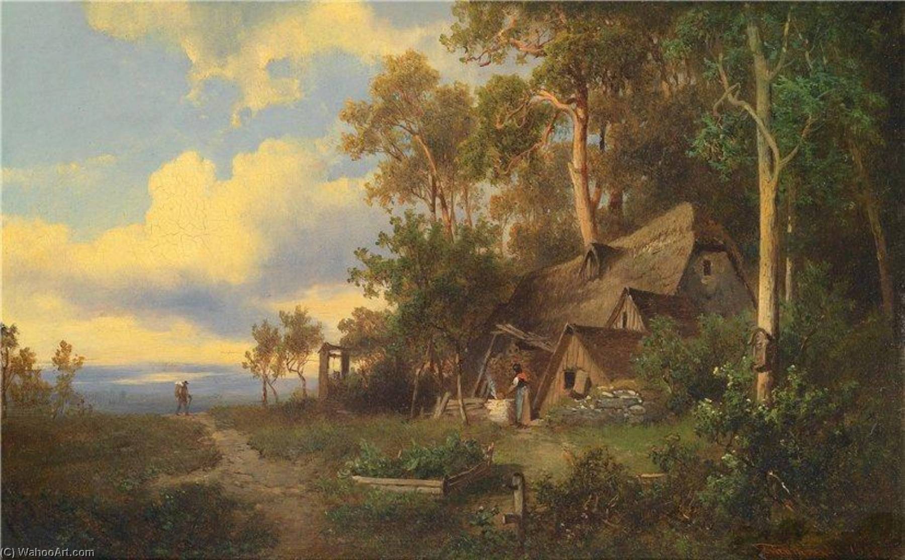 Farmhouse On The Banks Of The Chiemsee — Josef Thoma