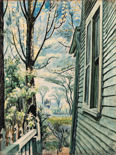 House Corner In Spring — Charles Burchfield