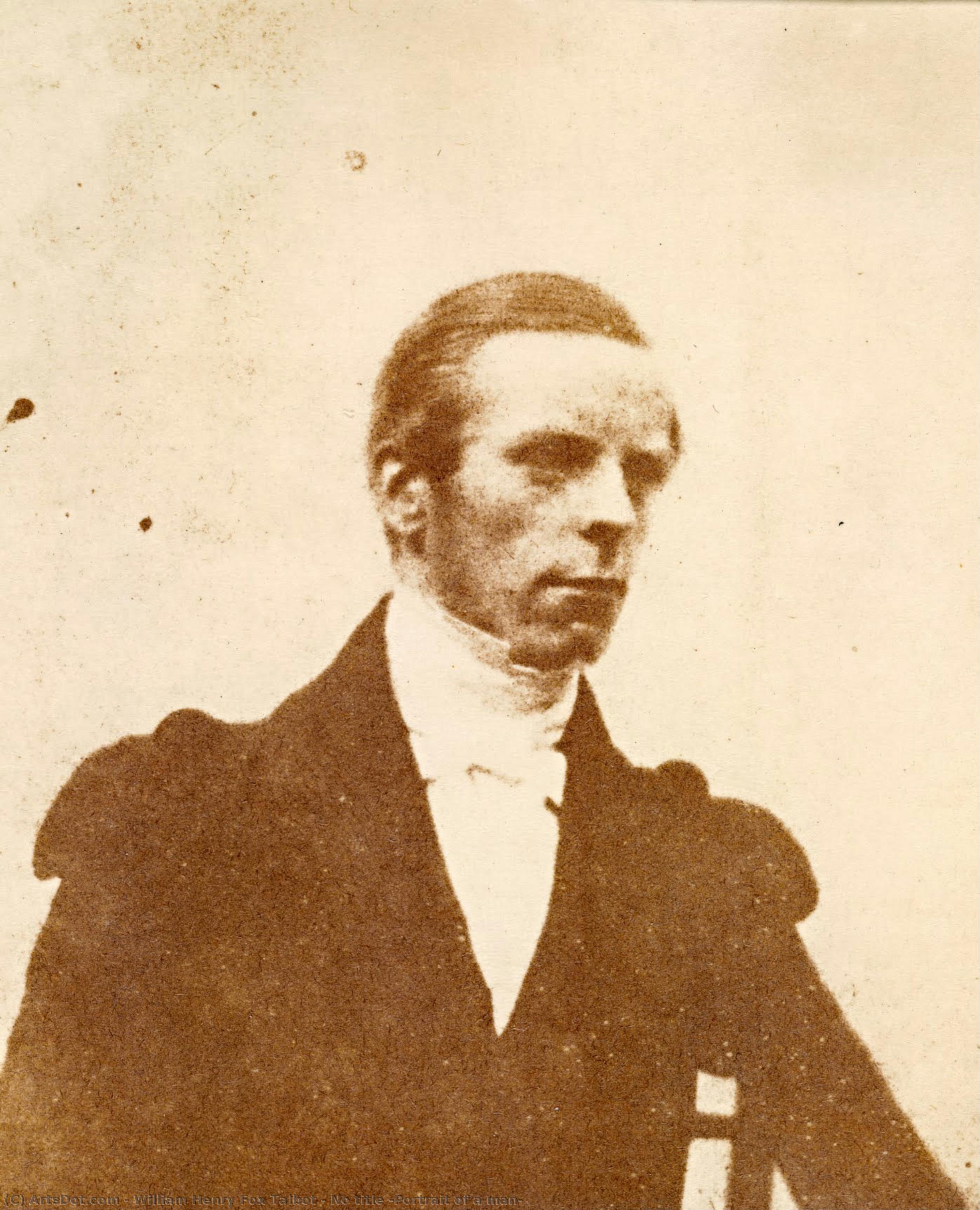 No Title (portrait Of A Man) — William Henry Fox Talbot