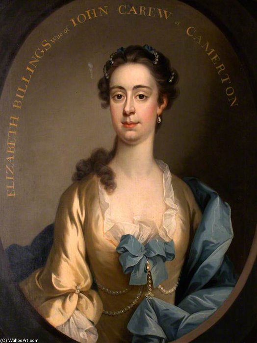 Elizabeth Billings, Mrs John Carew Of Camerton — Thomas Hudson