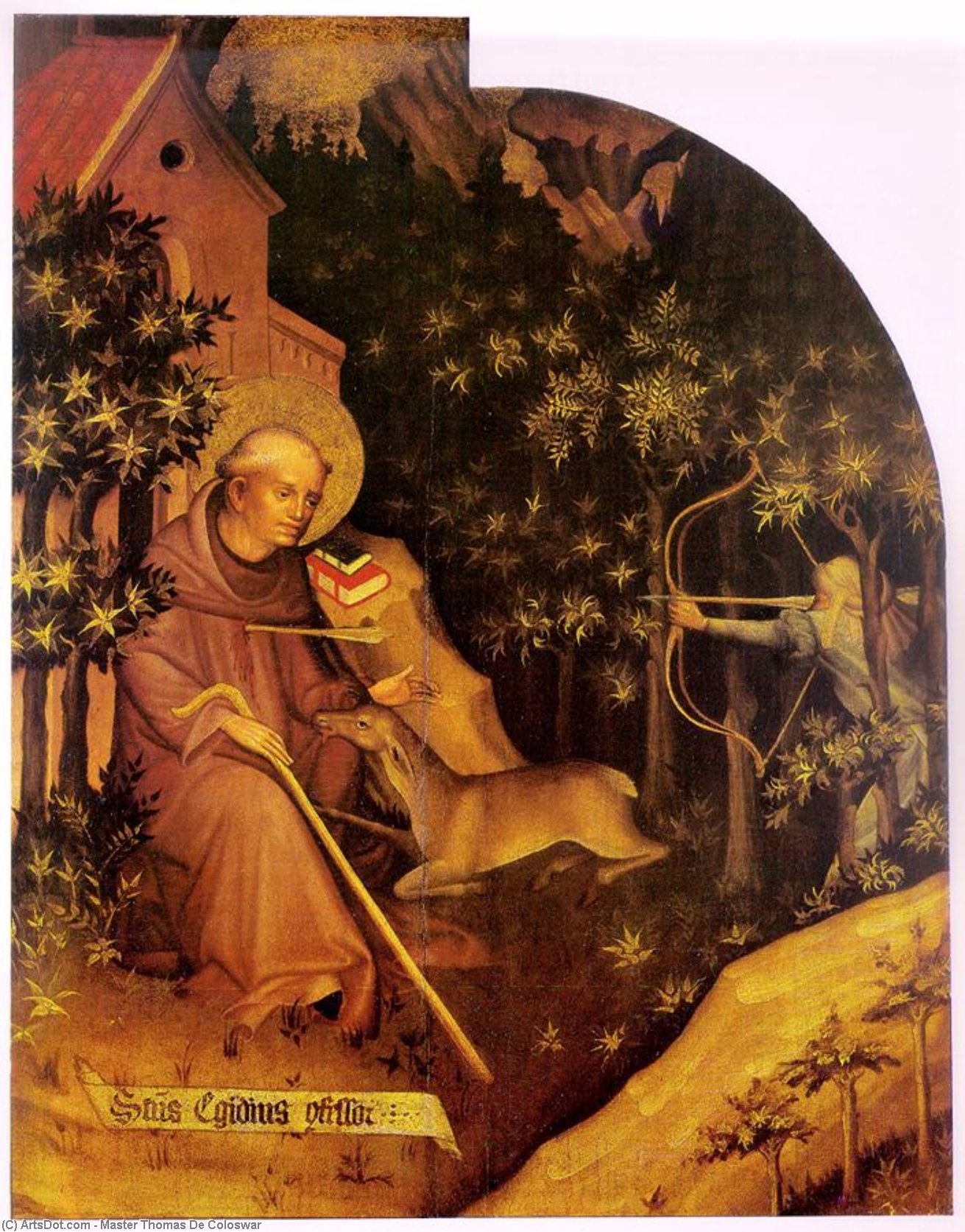 The Death Of St Giles — Master Thomas De Coloswar