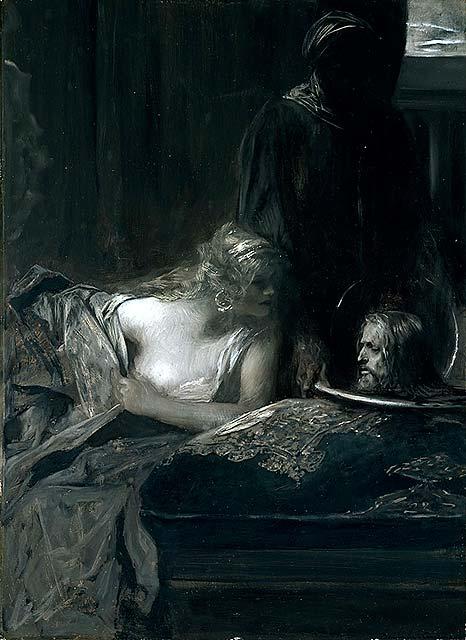 Salome With The Head Of St. John The Baptist — Jean-joseph Benjamin-constant