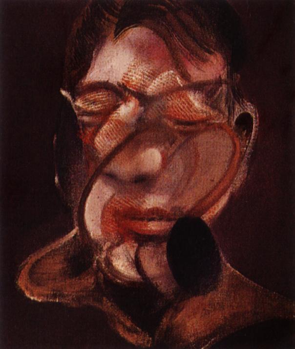 Tres Estudios Para Autorretrato, 1974 Derecha — Francis Bacon