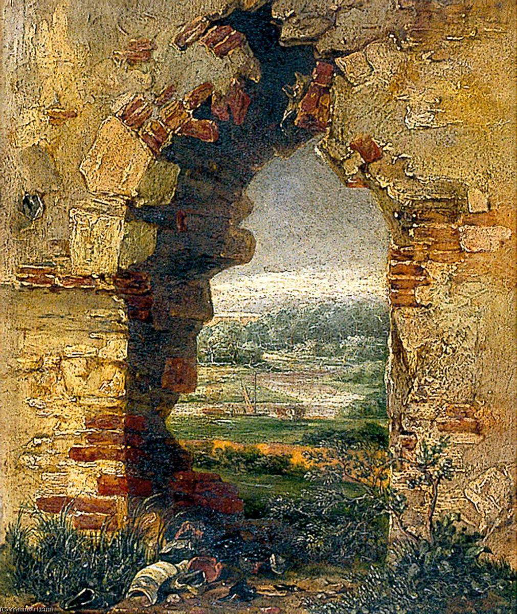 Thorpe River, Norwich (view Through An Arch Of Whitlingham Church) — Alfred Priest