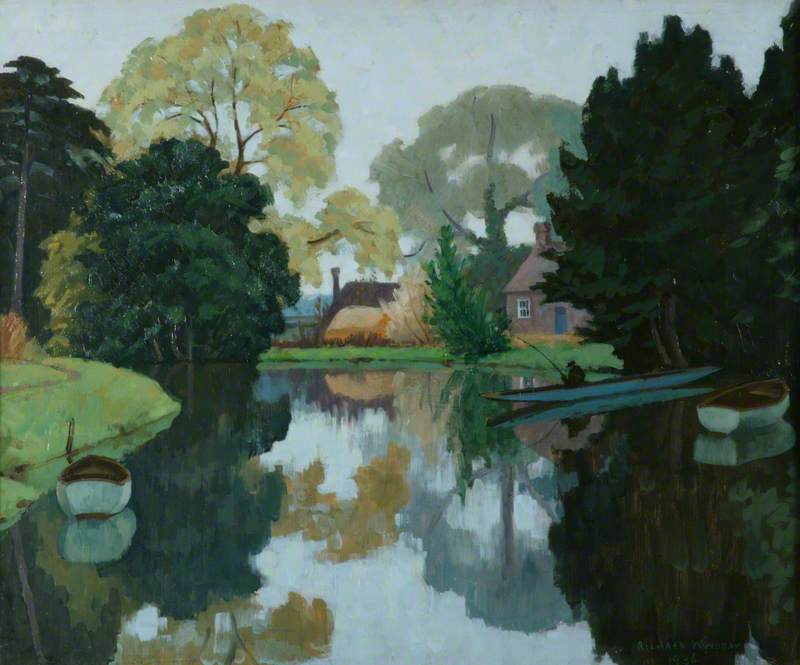 The Medway Near Tonbridge — Richard Wyndham