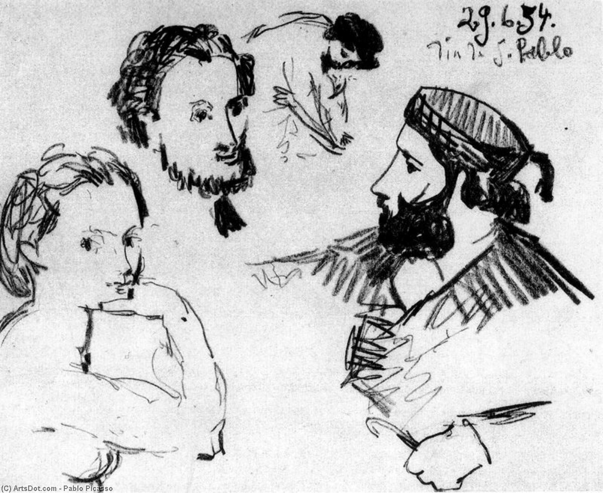 Estudio Para ''merienda En El Campo'' — Pablo Picasso