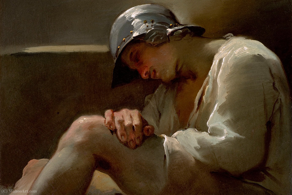 A Sleeping Legionary — Ubaldo Gandolfi